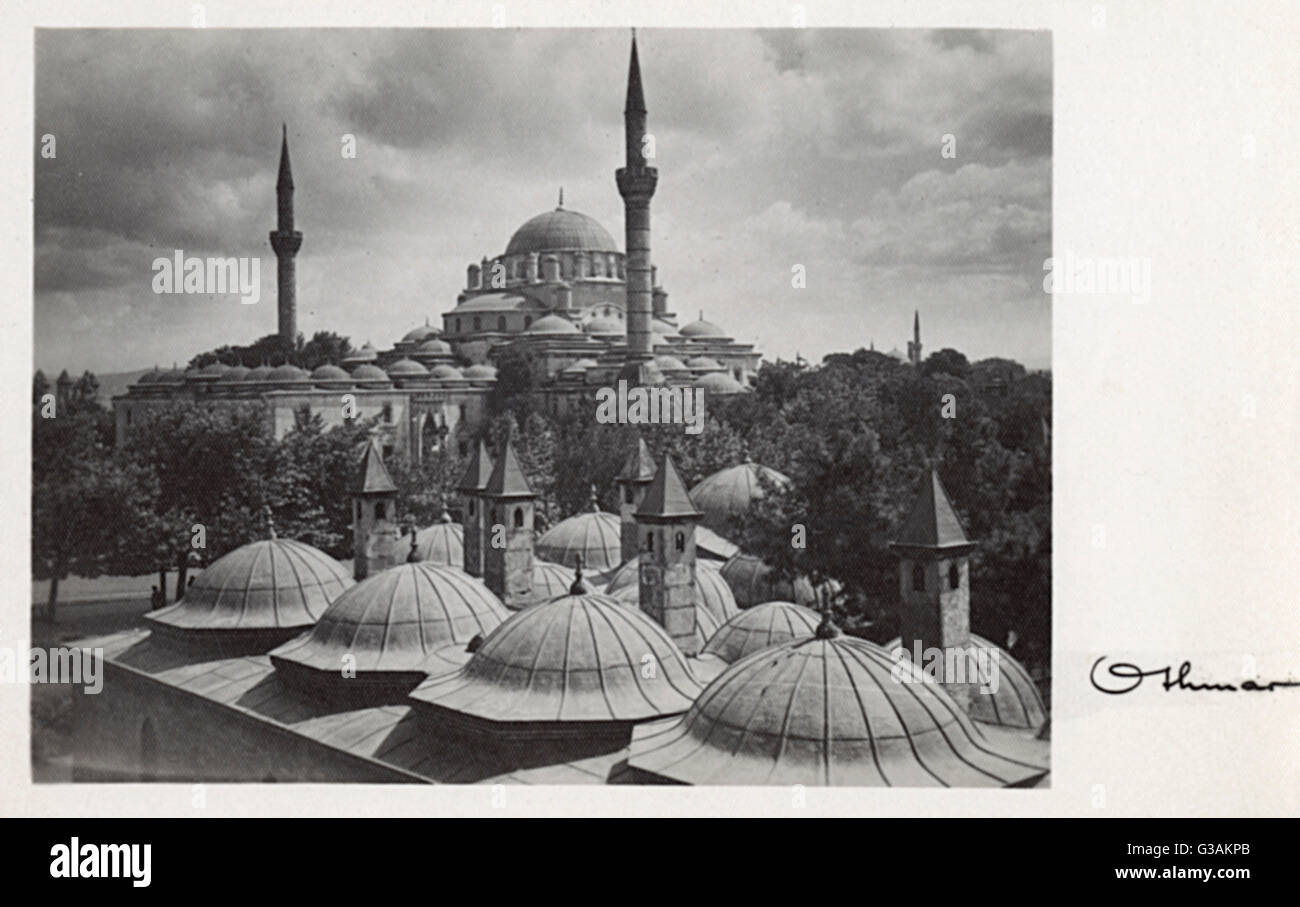 Die SüleymaniyeMoschee (Süleymaniye Camii) eine osmanische imperiale Moschee befindet sich