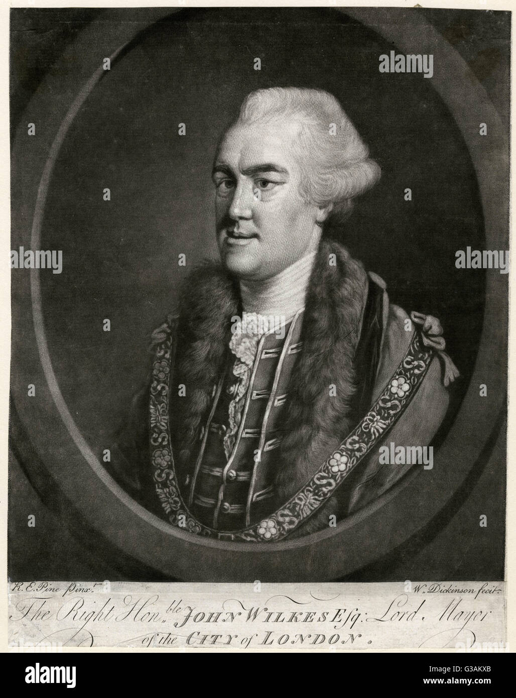 John Wilkes Stockfoto John Wilkes Stockfoto