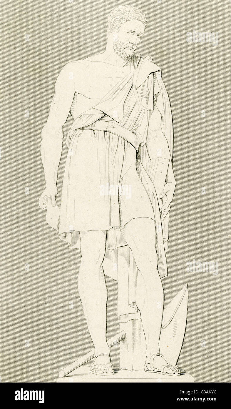 Lucius Quinctius Cincinnatus (519 v. Chr. 430 v. Chr.) - römische Aristokraten und Staatsmann deren Dienst als Konsul.     Datum: ca. 475 Stockfoto