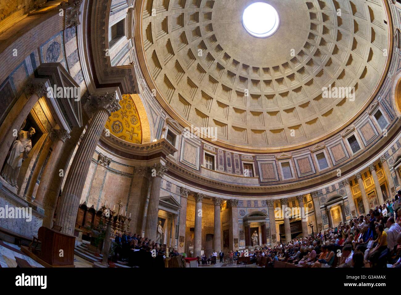 Innenansicht des Chorkonzert, Pantheon, Rom, Italien Stockfoto