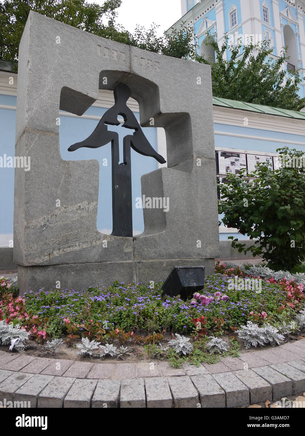 Denkmal fr Holodomor, knstliche Hungersnot durch Staline 1933 in der  Ukraine, auf einem Platz in der Innenstadt von Kiew Stockfotografie - Alamy