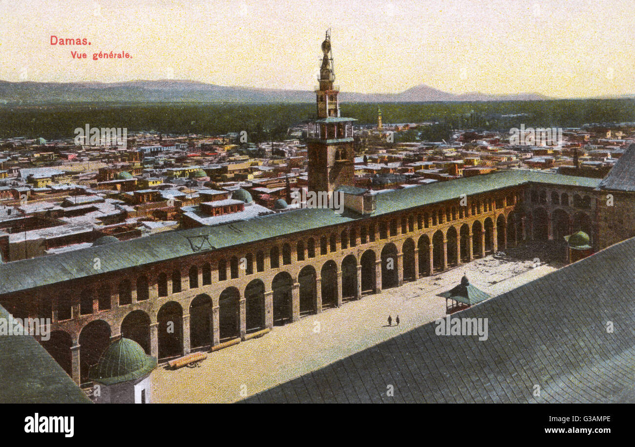 Umayyad Moschee, auch bekannt als die große Moschee von Damaskus