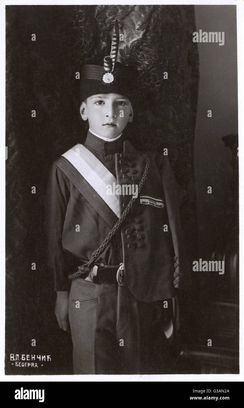 Prinz Peter von Jugoslawien Stockfoto