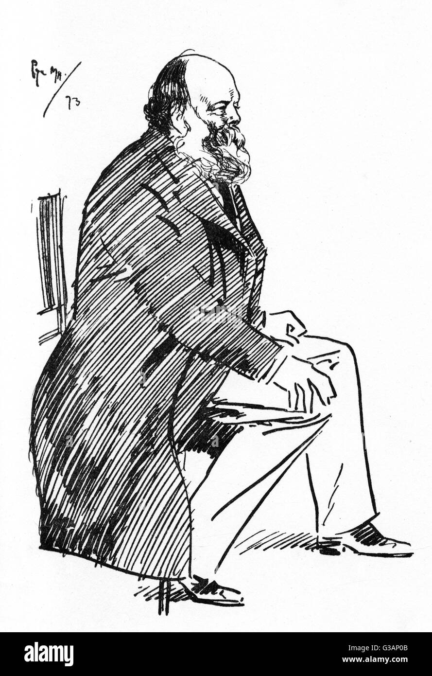 3. Marquess of Salisbury - Karikatur von Phil May Stockfoto