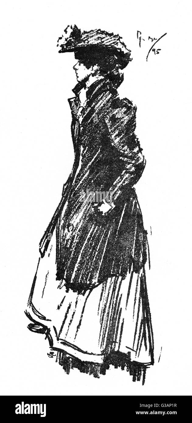 Eine Cockney Lady aus Whitechapel, East London. Stockfoto