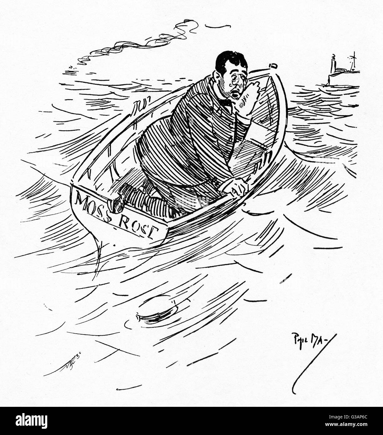 Nicht hilfreiche Anfrage an einen Ertrinkenden Stockfoto