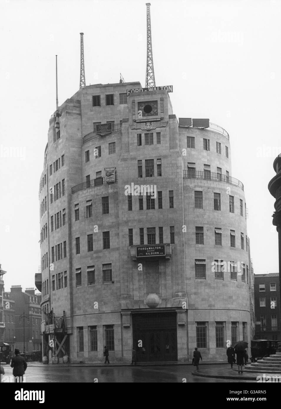 BBC Broadcasting House, Langham Place, London Stockfoto