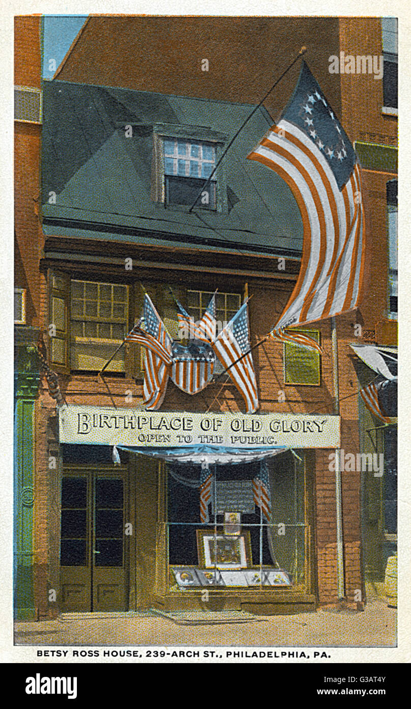 Betsy Ross House, Philadelphia, Pennsylvania, USA Stockfoto