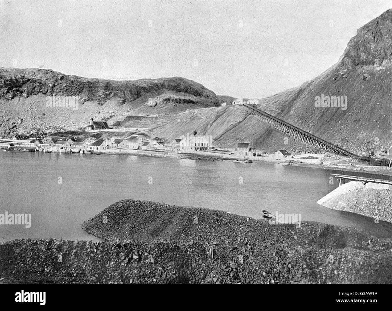 Tilt Cove Copper Mine, Neufundland, Kanada Stockfoto