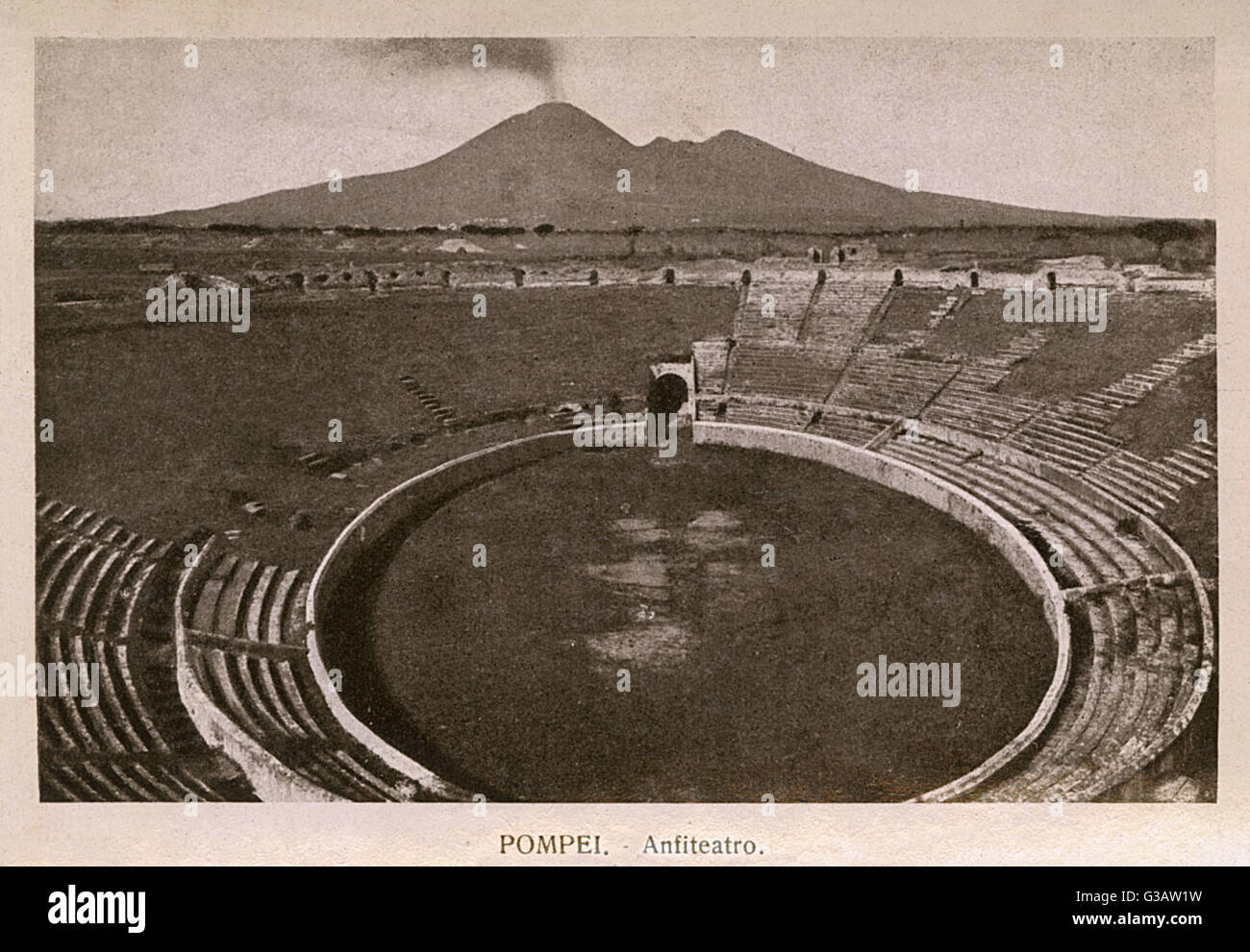 Pompeji - Italien - Amphitheater Stockfoto