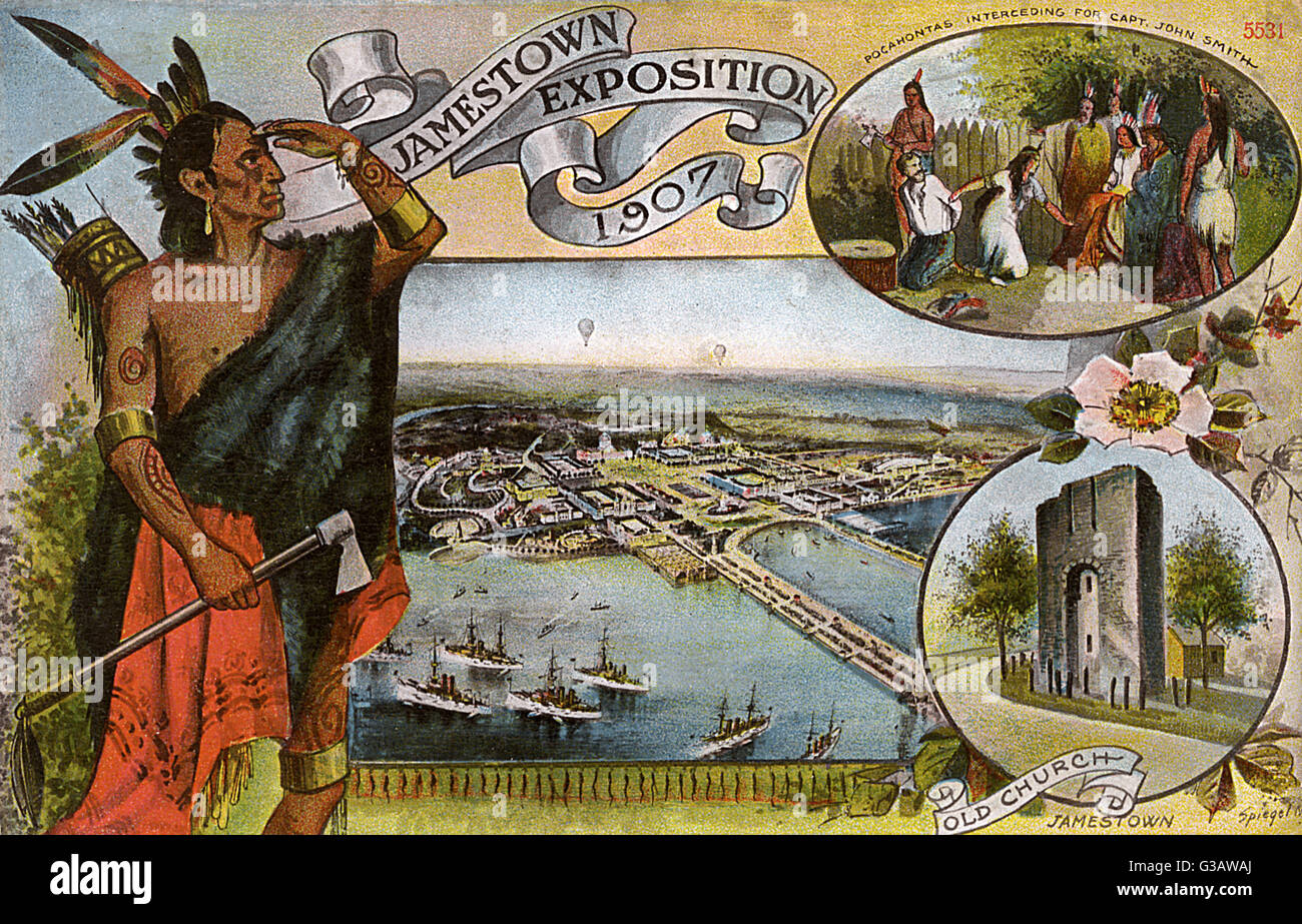 Jamestown Exhibition, Norfolk, Virginia, USA Stockfoto