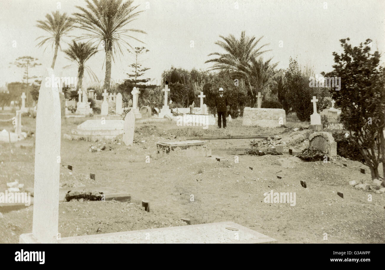 Militärfriedhof, Gibraltar Stockfoto