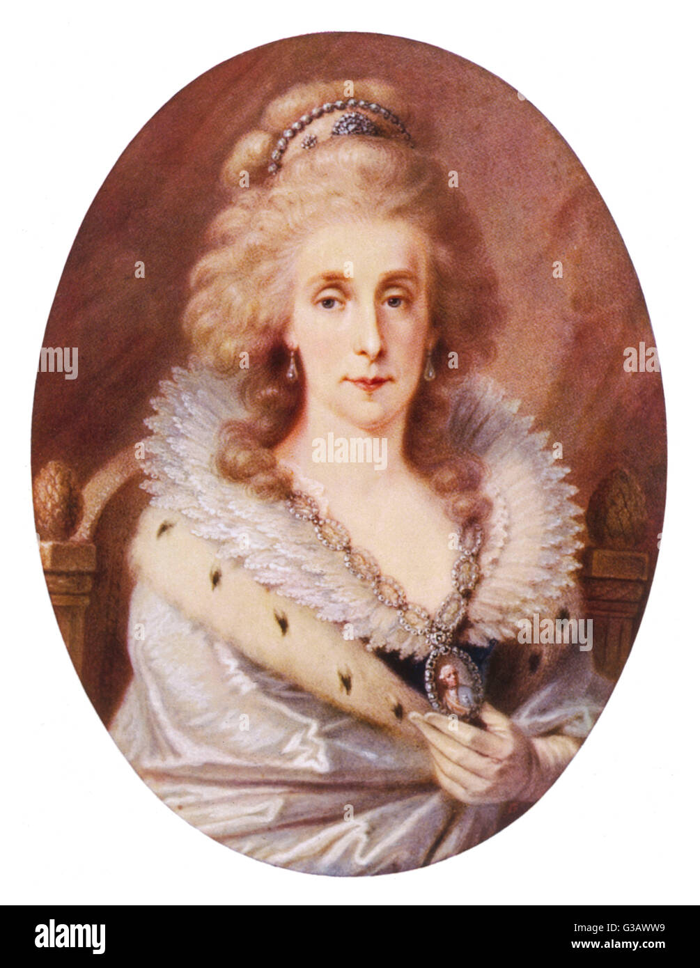 MARIA LOUISE Ehefrau von Leopold II, Kaiser von Österreich (1790-2) Datum:- Stockfoto