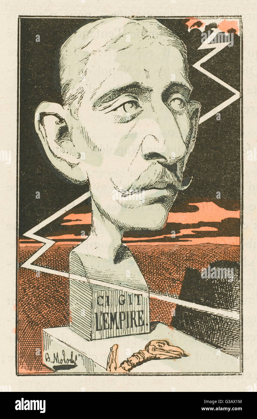 Louis Napoleon - Moloch Stockfoto