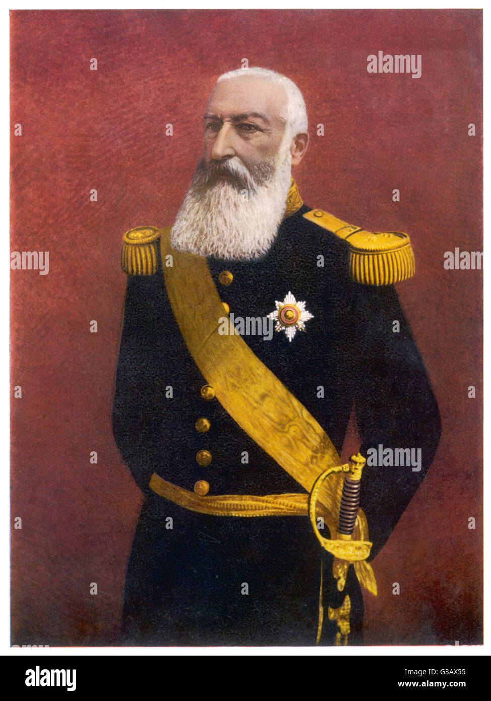 König LEOPOLD II von Belgien (1865-1909) Datum: 1835-1909 Stockfoto