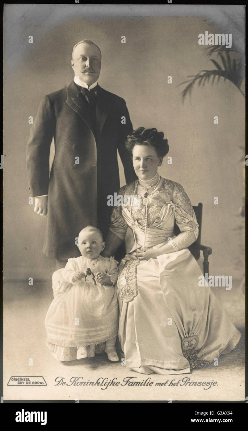 WILHELMINA/DUTCH/1909 Stockfoto