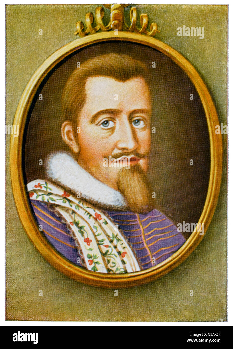 CHRISTIAN IV. König von Dänemark und Norwegen Stockfoto