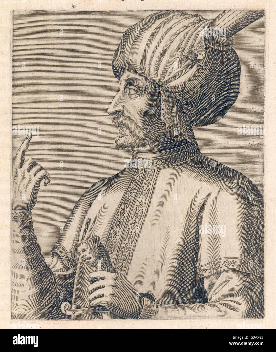 ESMAIL ich oder SHAHANSHAH (König der Könige) Schah von Iran (1501-24) Datum: 1487-1524 Stockfoto