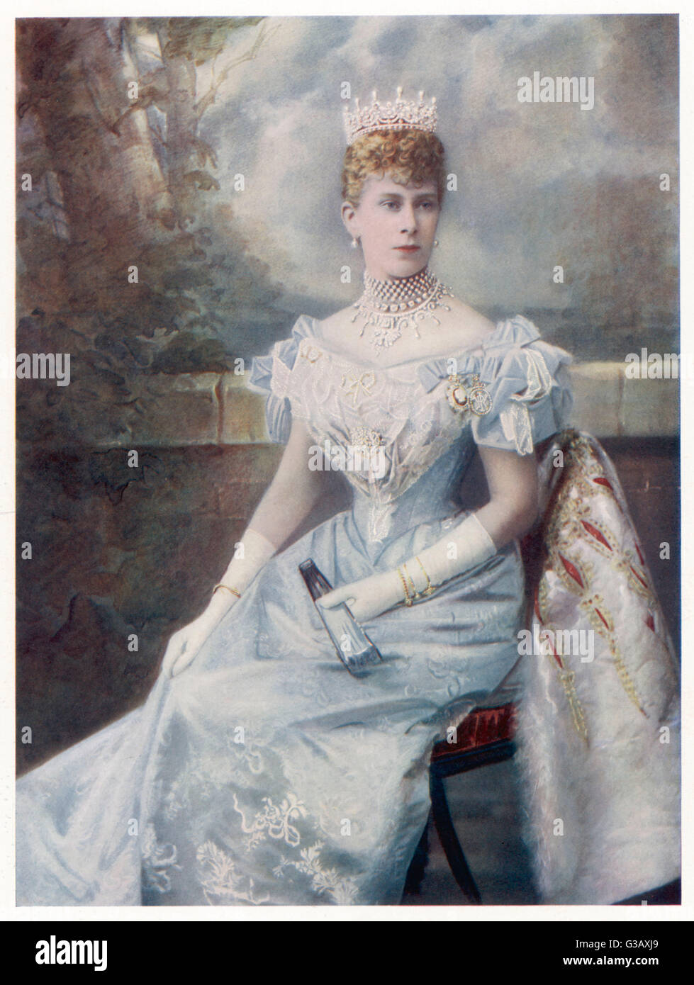 QUEEN MARY (1867-1953) Ehefrau von George V Stockfoto