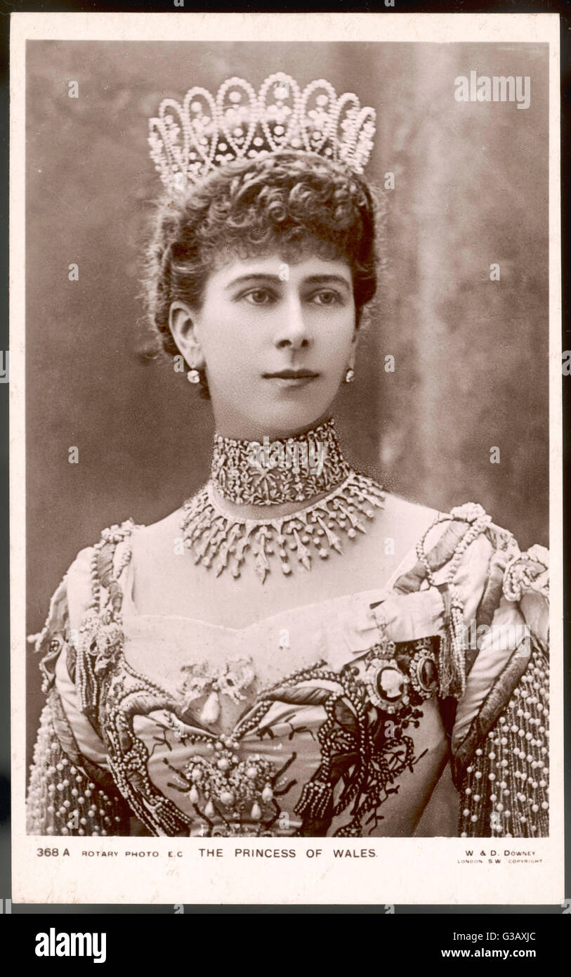 QUEEN MARY (1867-1953) Ehefrau von George V (als Prinzessin von Wales) Stockfoto