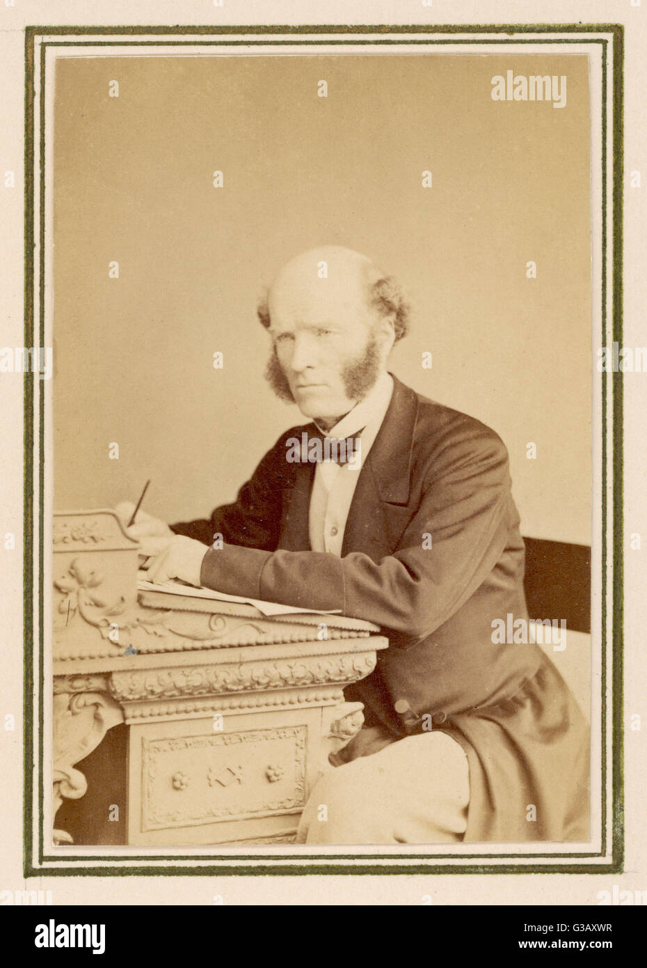 THOMAS HUGHES englischer Jurist, Reformer und Autor, am bekanntesten als der Autor von Tom Brown's Schooldays (1857) Datum: 1822-1896 Stockfoto