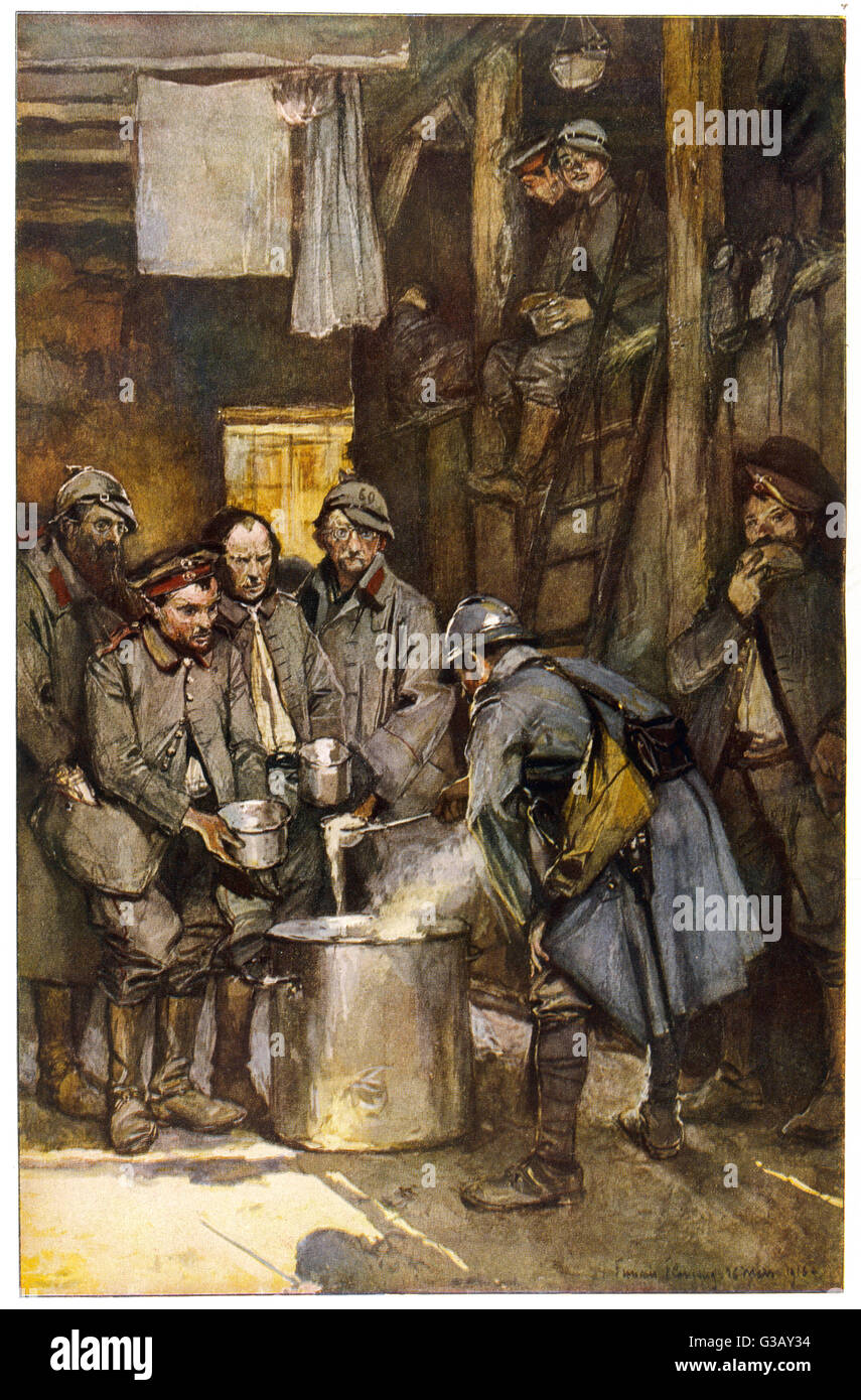 DEUTSCHE GEFANGENE 1916 Stockfoto