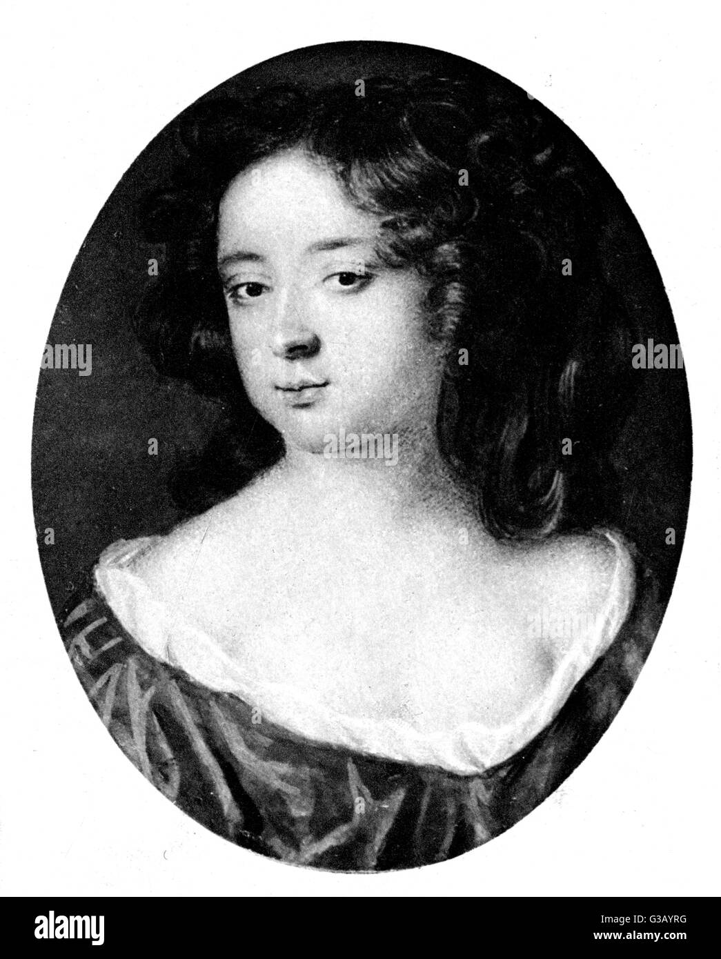 MARGARET HUGHES Schauspielerin, Herrin von Prince Rupert nach dem Rhein:? -1719 Stockfoto