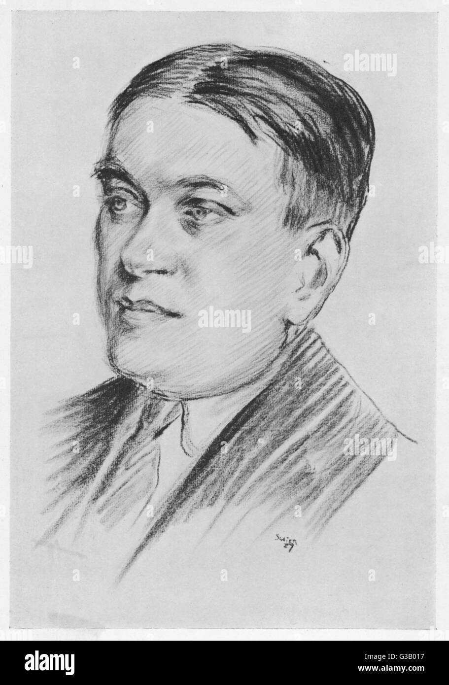 HENRY LOUIS MENCKEN Stockfoto