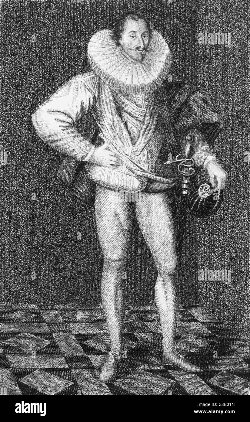 SIR JOHN PAKINGTON Höfling, ein Favorit der Königin Elizabeth I Datum: 1549-1625 Stockfoto