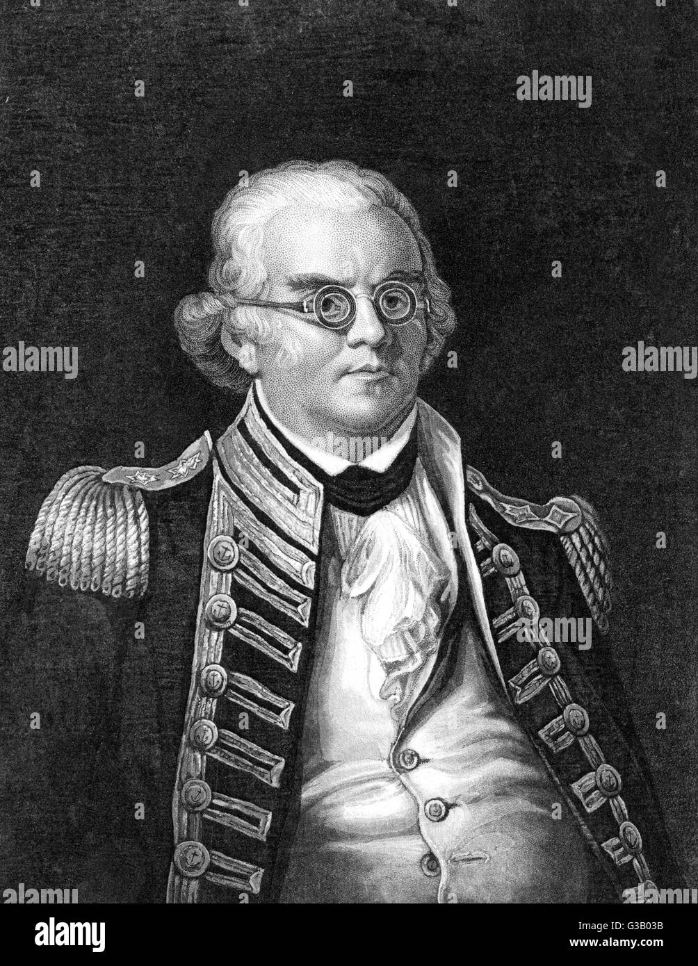 PETER RAINIER Marinekommandant, vor allem in der Ostindien-Datum: 1741-1808 Stockfoto