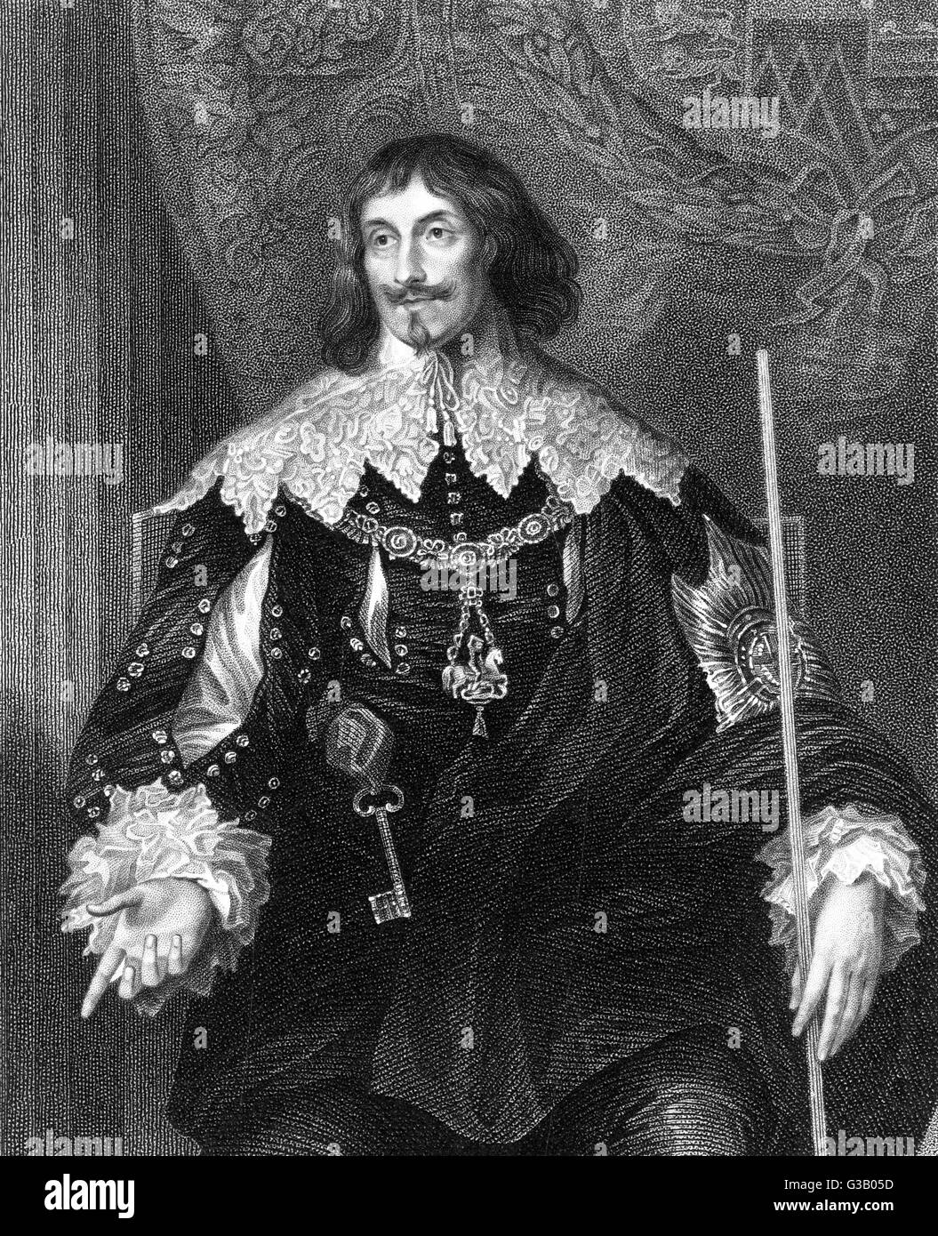 PHILIP 4TH EARL PEMBROKE Stockfoto