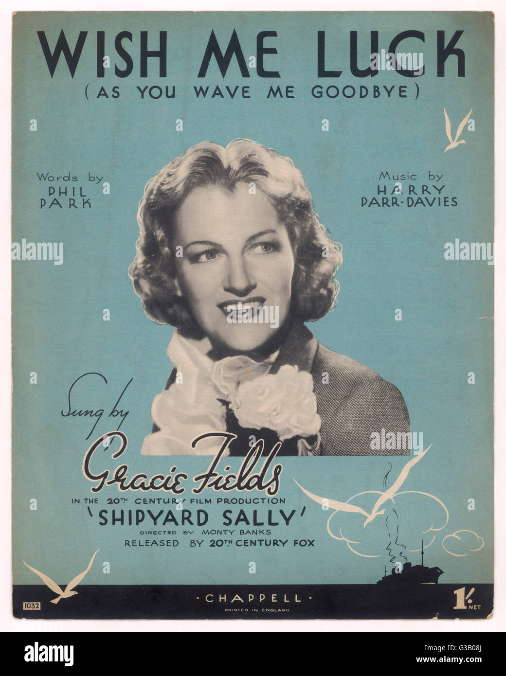GRACIE Felder englische Sängerin und Schauspielerin, "Wish Me Luck als Sie winken mir" Datum: 1898-1979 Stockfoto GRACIE Felder englische Sängerin und Schauspielerin, "Wish Me Luck als Sie winken mir" Datum: 1898-1979 Stockfoto