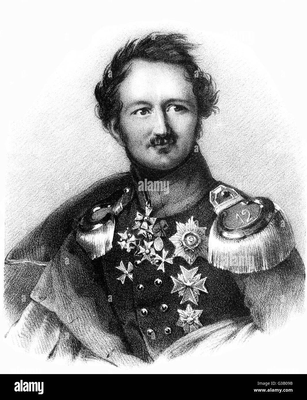 HERMANN PUCKLER-MUSKAU Stockfoto