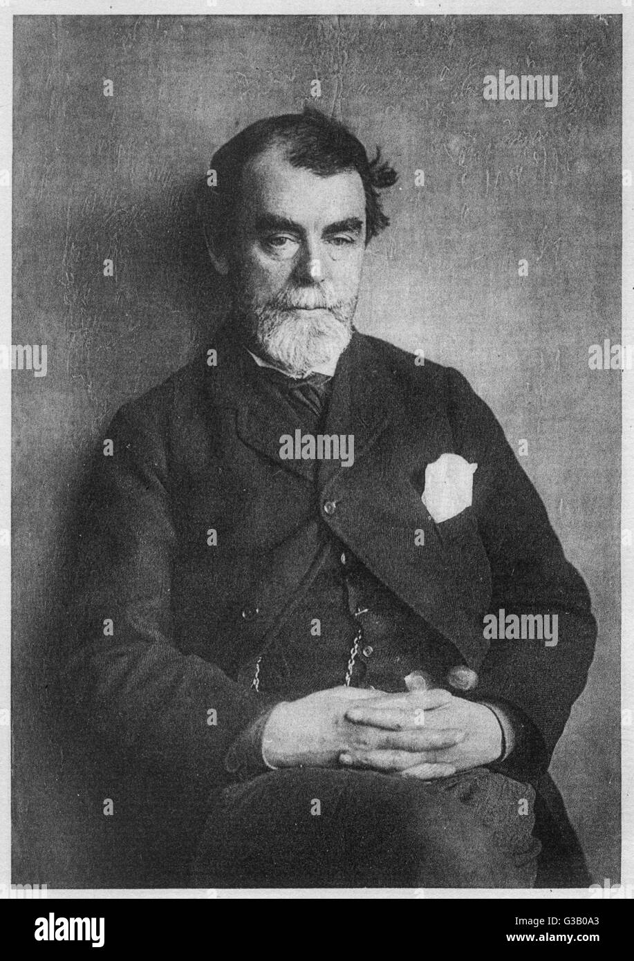 SAMUEL BUTLER-Autor von "Erewhon" und "der Weg von allem Fleisch" Foto März 1888 Datum: 1835-1902 Stockfoto