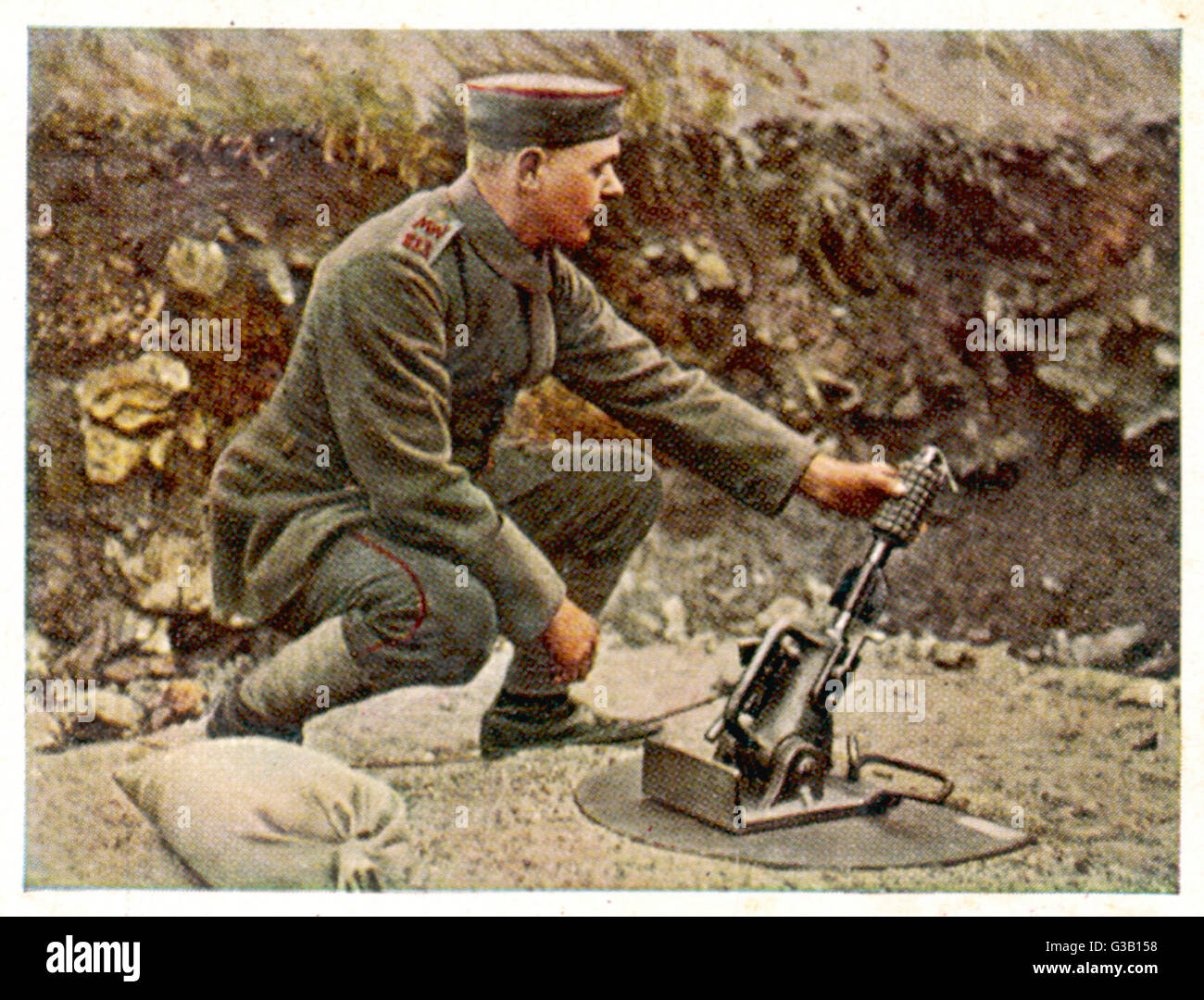 GRANATWERFER 1917 Stockfoto