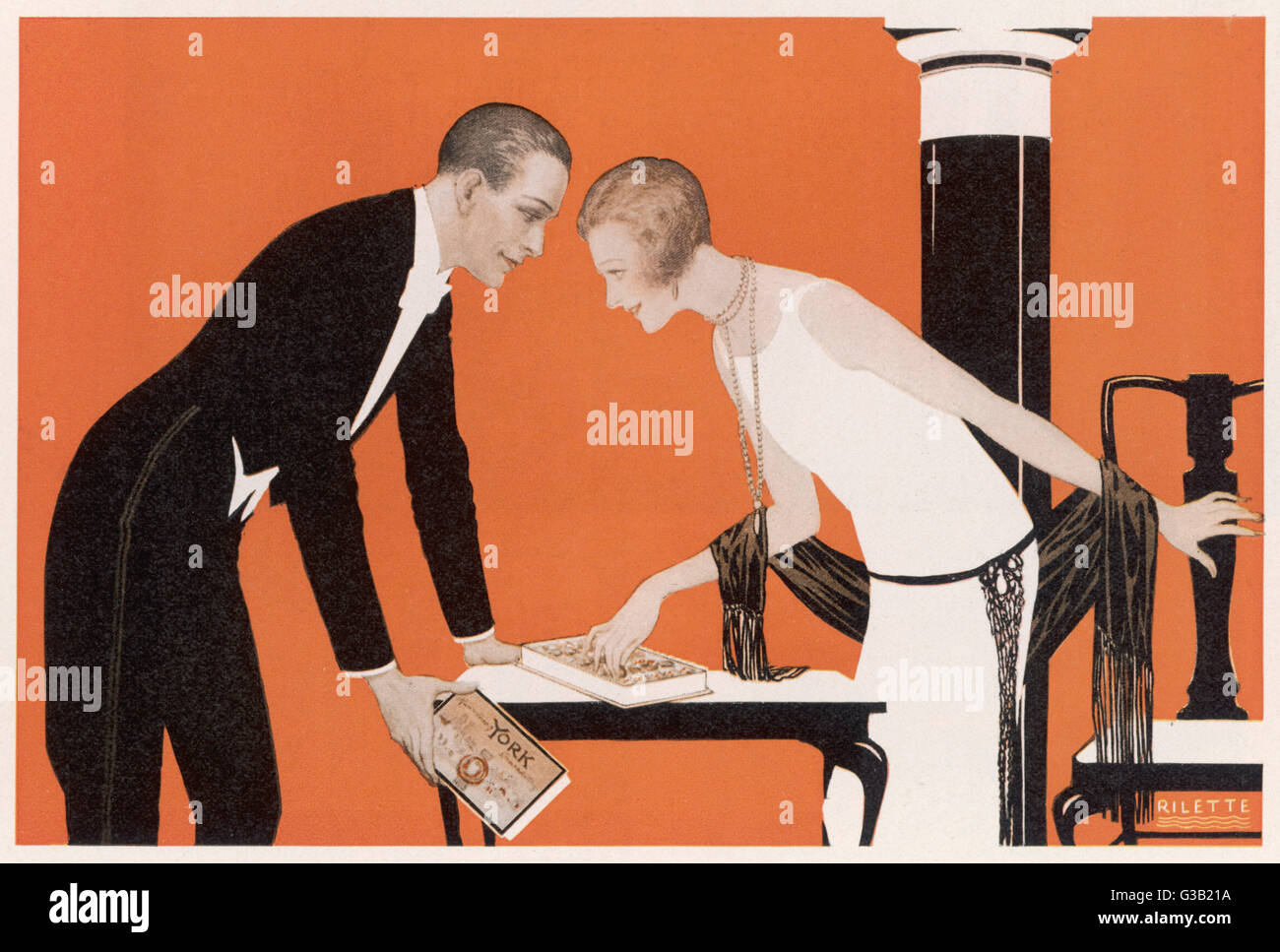 Rowntree Pralinen von York Datum: 1925 Stockfoto