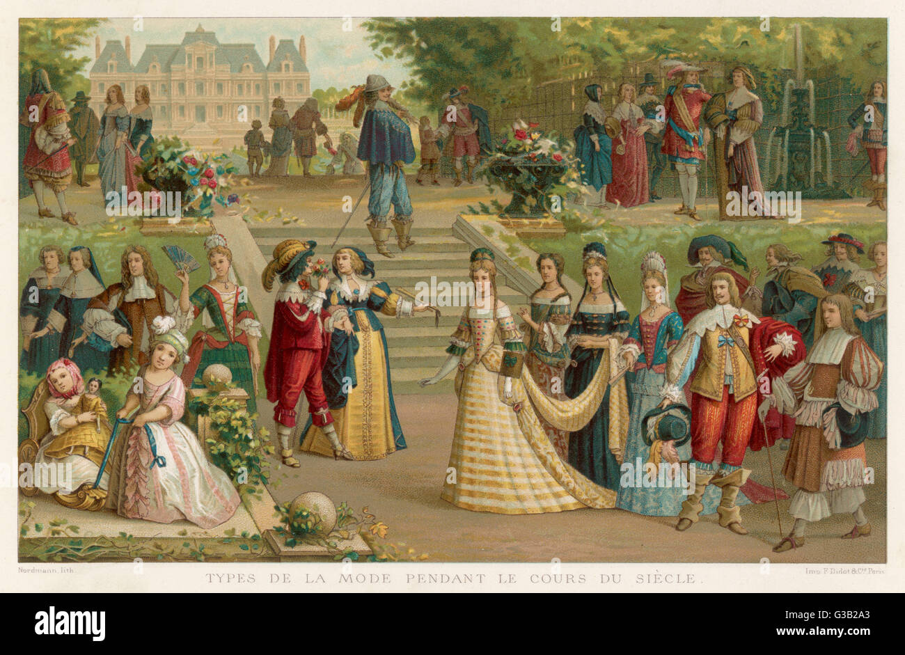 Französische Aristokraten von der Mitte des 17. Jahrhunderts Datum: 1630-1680 Stockfoto Französische Aristokraten von der Mitte des 17. Jahrhunderts Datum: 1630-1680 Stockfoto