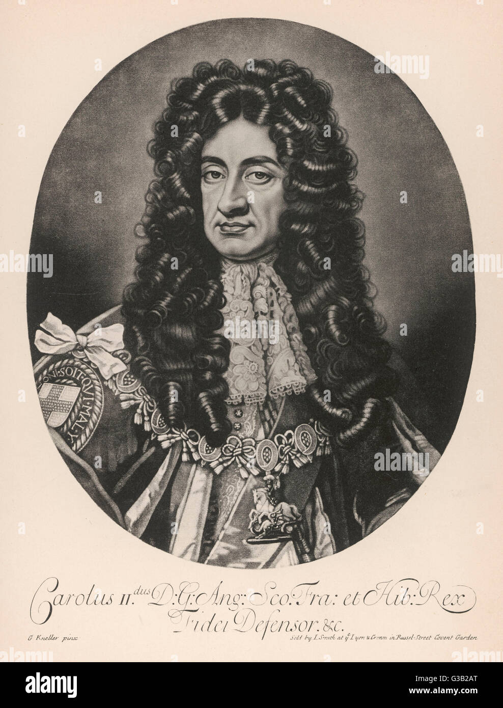 CHARLES II/FURSTEN Stockfoto