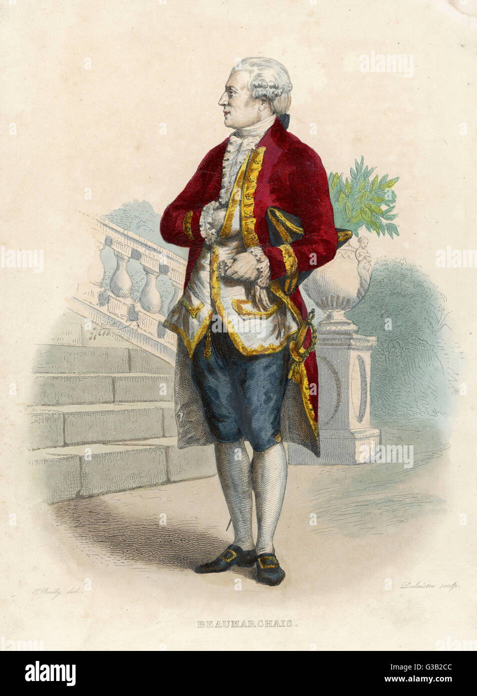 Franzosen 1780 Stockfoto