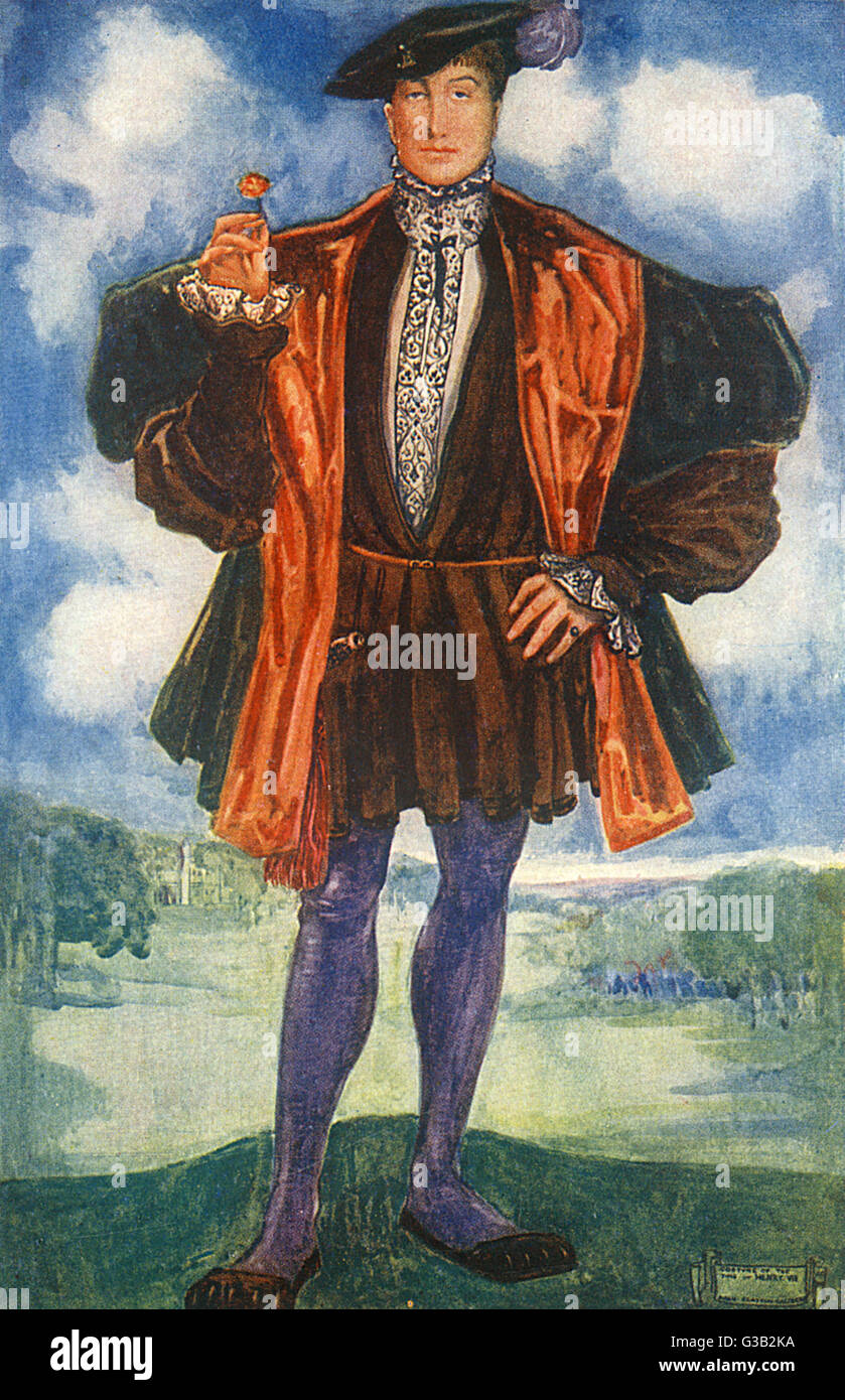 Engländer 1530 Stockfoto