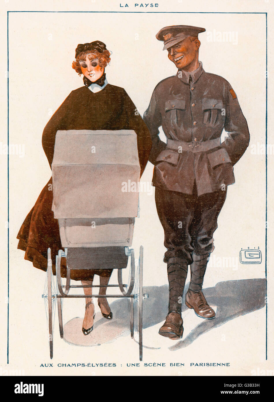 WW1/ENTENTE CORDIALE Stockfoto