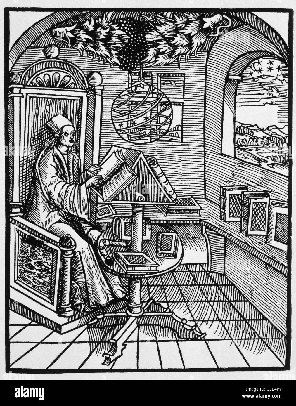 Astronom aus dem 16.. Jahrhundert Stockfoto