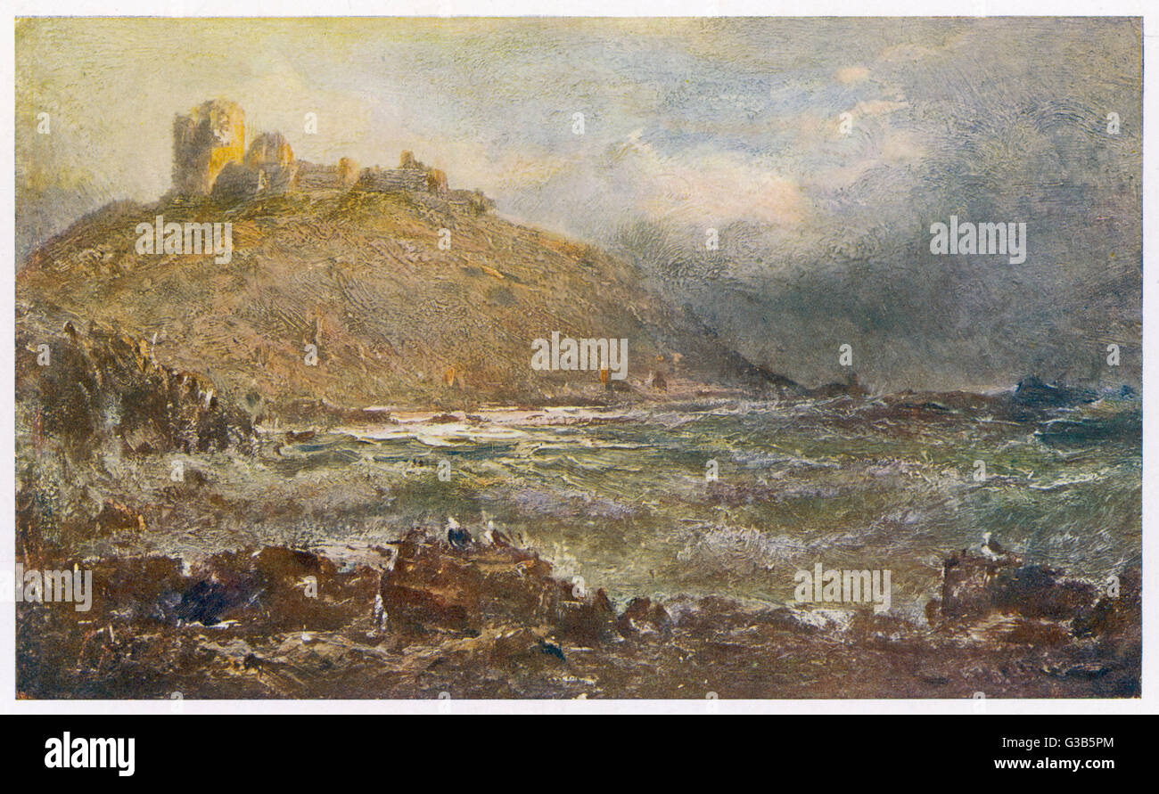 Criccieth Schloß, Caernarvon Datum: Anfang des 20. Jahrhunderts Stockfoto