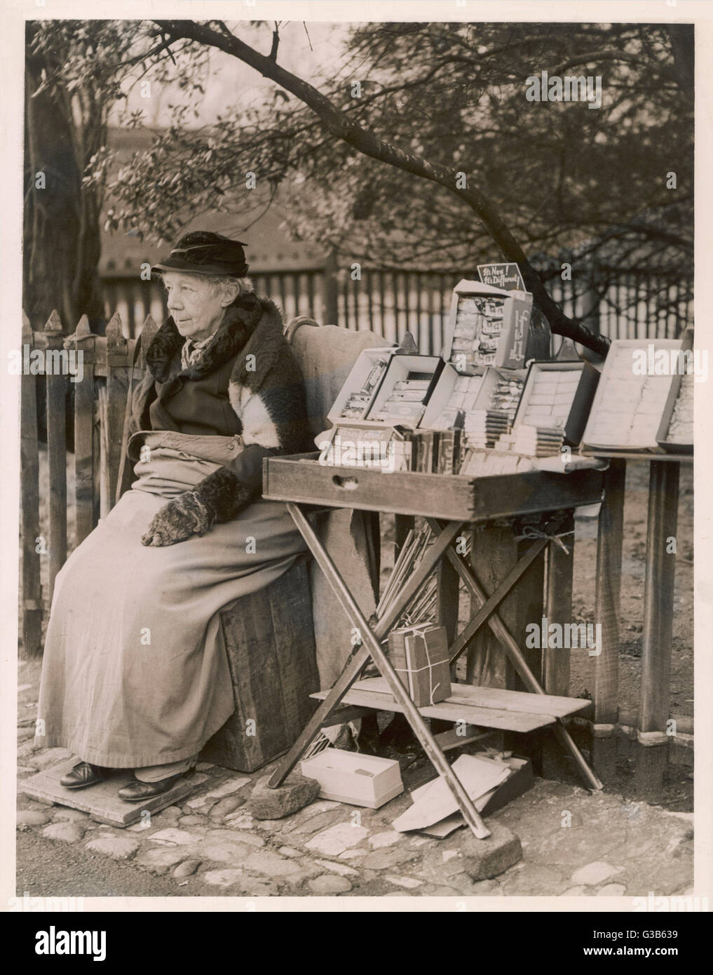 SÜSSWAREN VERKAUFEN Stockfoto