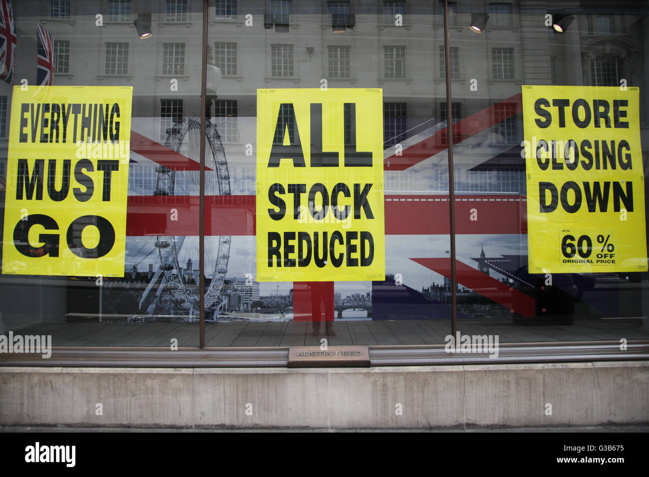 Austin Reed auf Regents Street Stockfoto