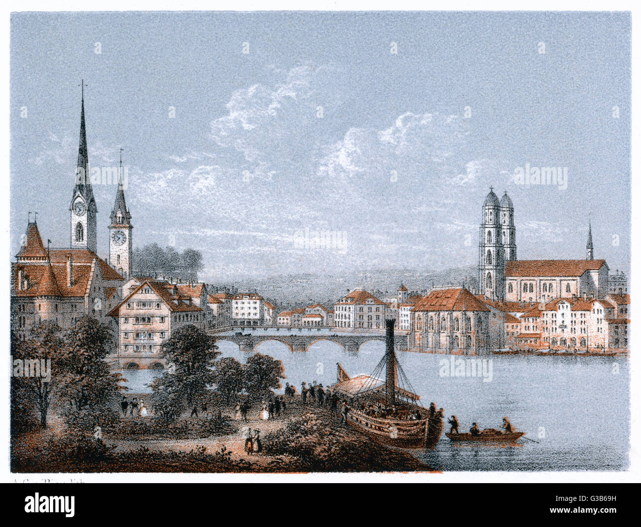 ZÜRICH/SCHWEIZ 33/60 Stockfoto