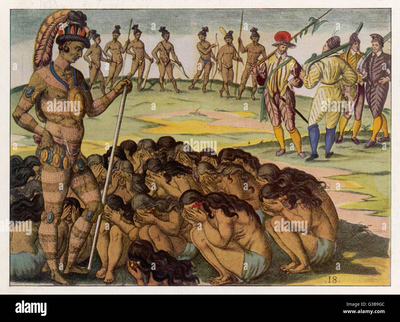 RASSE/INDIANER AUS FLORIDA Stockfoto