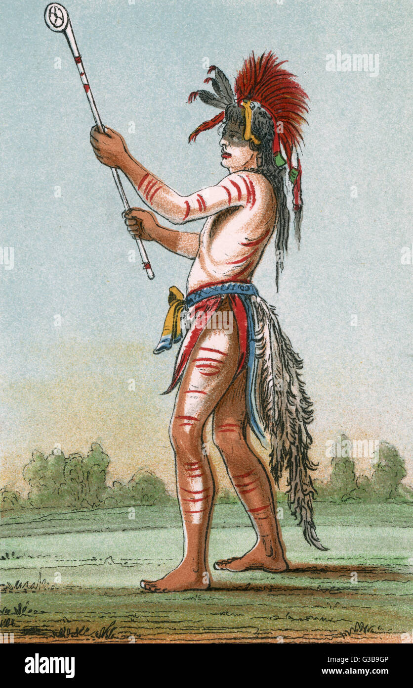 First Nation - Sioux-Krieger Stockfoto