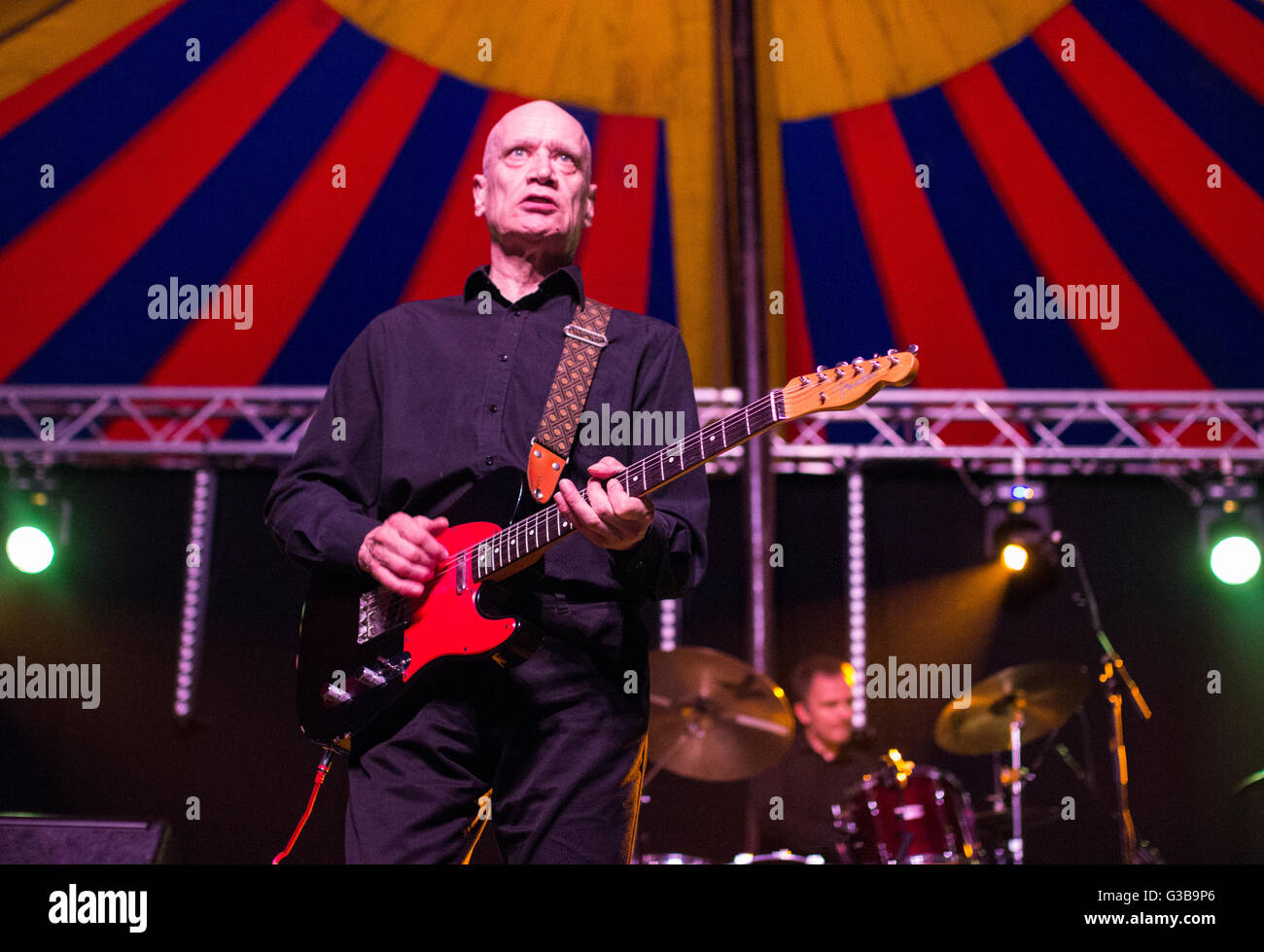 Wilko Johnson im Konzert. Stockfoto