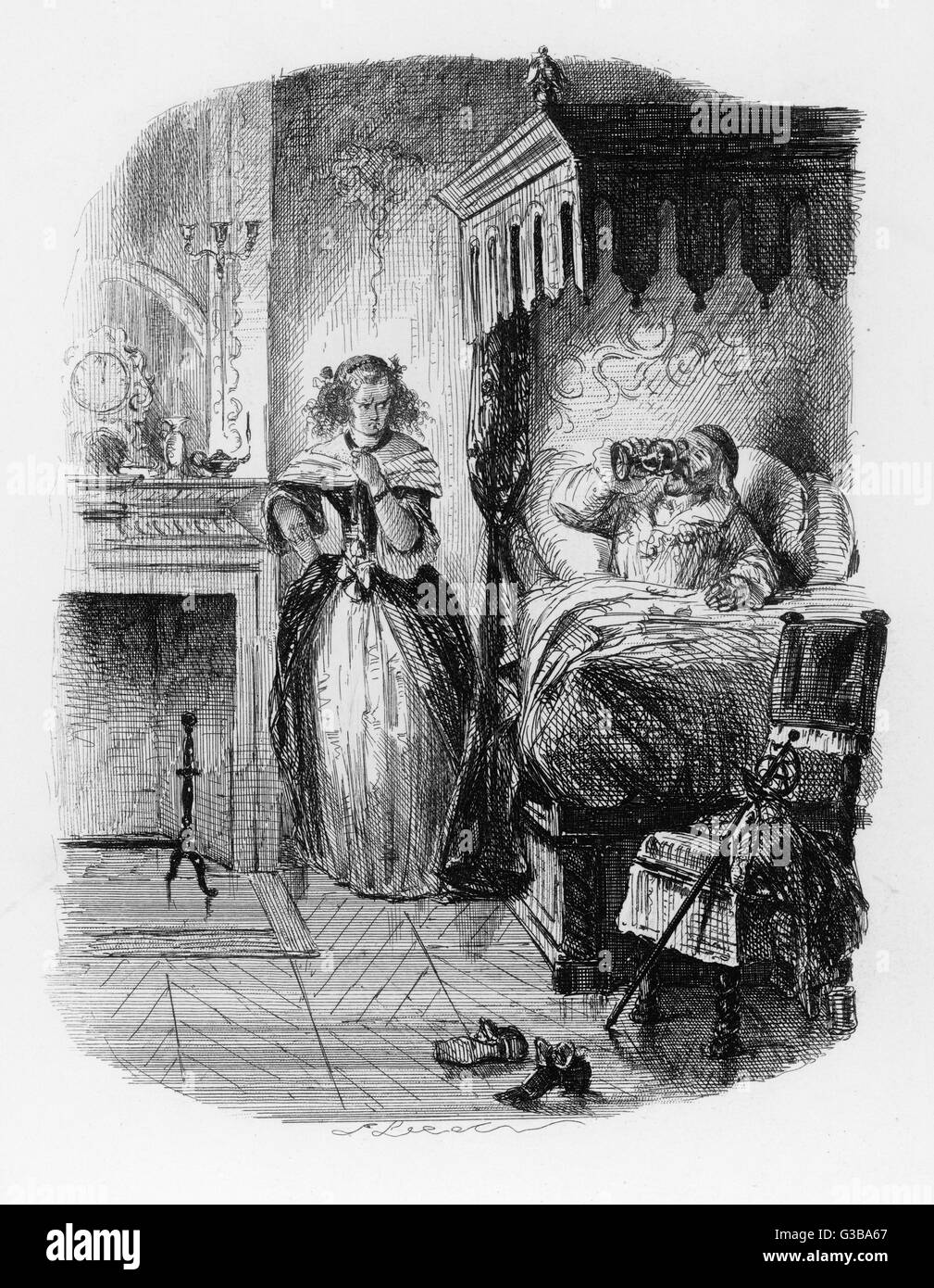 Brinvillier Morde - 17.. Jahrhundert Stockfoto